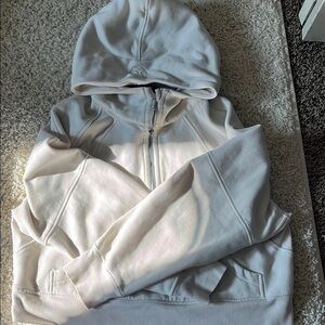 lululemon athletica White Hoodie Jacket